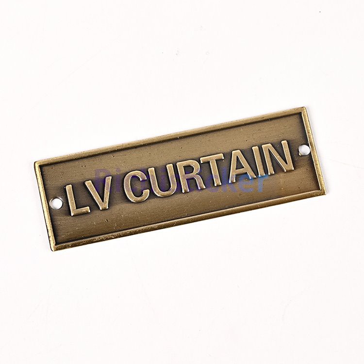 Brand Name Metal Zinc Alloy Plates