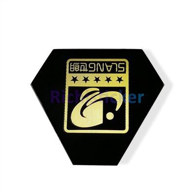 Diamantschneidemetalllogos Aufkleber