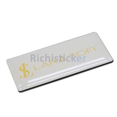 Offset -Druck -Rechteck -Epoxidkuppelaufkleber