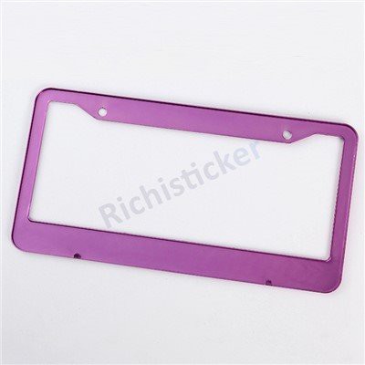 Edelstahl -Blanken -Metall -Auto -Nummernschildrahmen